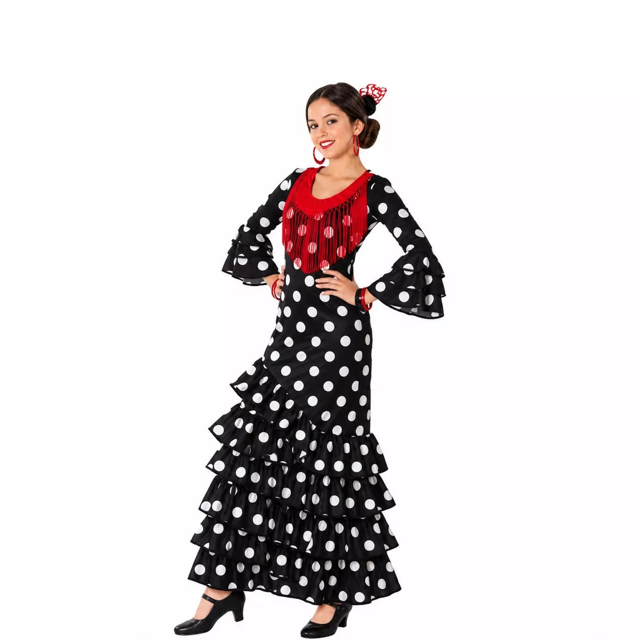 Translation missing: fr.Disfraz de Flamenca Negro para mujer