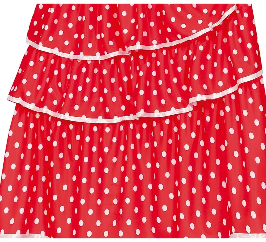 Translation missing: fr.Disfraz de Flamenca Rojo a Lunares para hombre