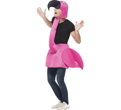 Déguisement de Flamand Rose pour adultes. Taille unique