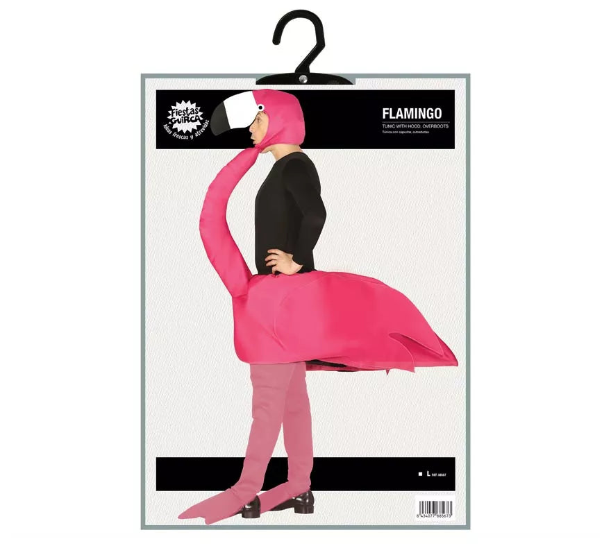 Translation missing: fr.Disfraz de Flamenco Rosa para adultos
