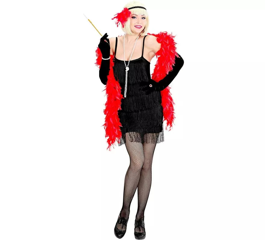 Translation missing: fr.Disfraz de Flapper clásico negro para mujer