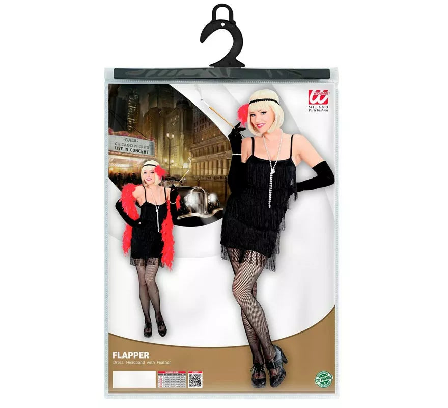 Translation missing: fr.Disfraz de Flapper clásico negro para mujer