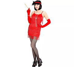 Costume classique de clapet rouge pour femme