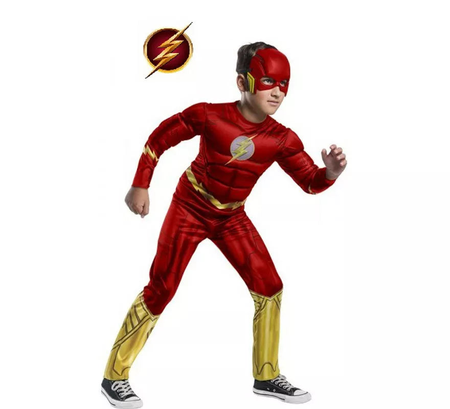 Translation missing: fr.Disfraz de Flash Rojo Deluxe para niño