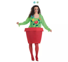 Déguisement de fleur en pot pour femme
