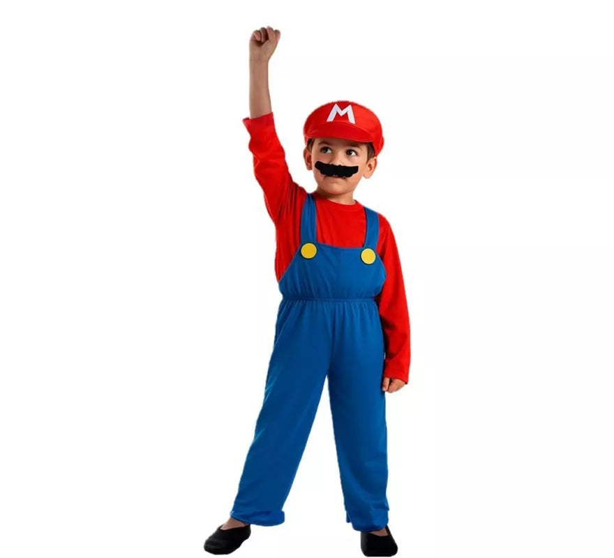 Translation missing: fr.Disfraz de Fontanero de Videojuego para niño
