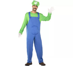Déguisement de Plombier Vert pour homme