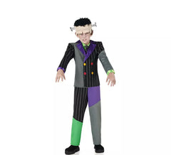 Frankenstein costume rayé pour garçon