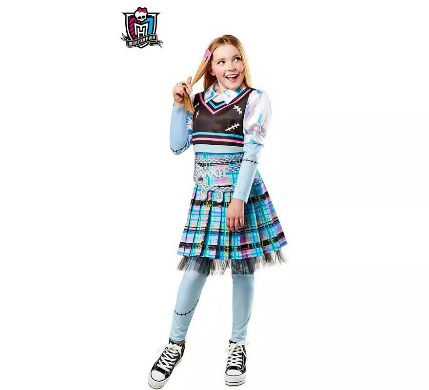 Translation missing: fr.Disfraz de Frankie Stein de Monster High Deluxe para niña