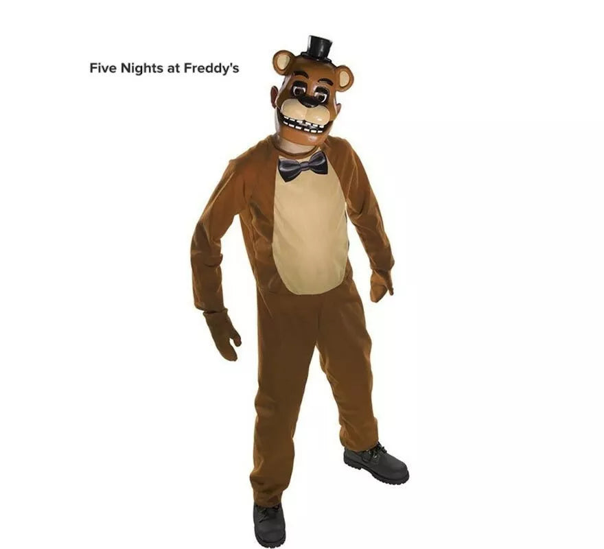 Translation missing: fr.Disfraz de Freddy clásico Five Nights at Freddys con máscara para niño