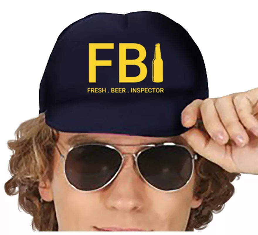 Translation missing: fr.Disfraz de Fresh Beer Inspector FBI para hombre
