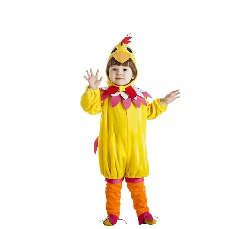 Translation missing: fr.Disfraz de Gallina amarilla para bebé y niños