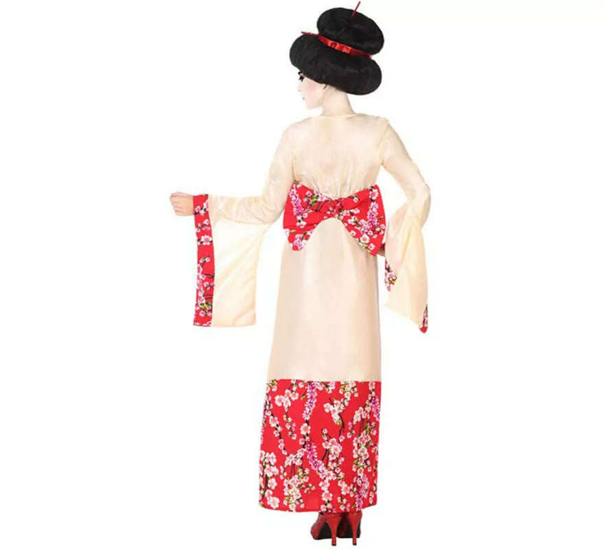 Translation missing: fr.Disfraz de Geisha con Flores para mujer
