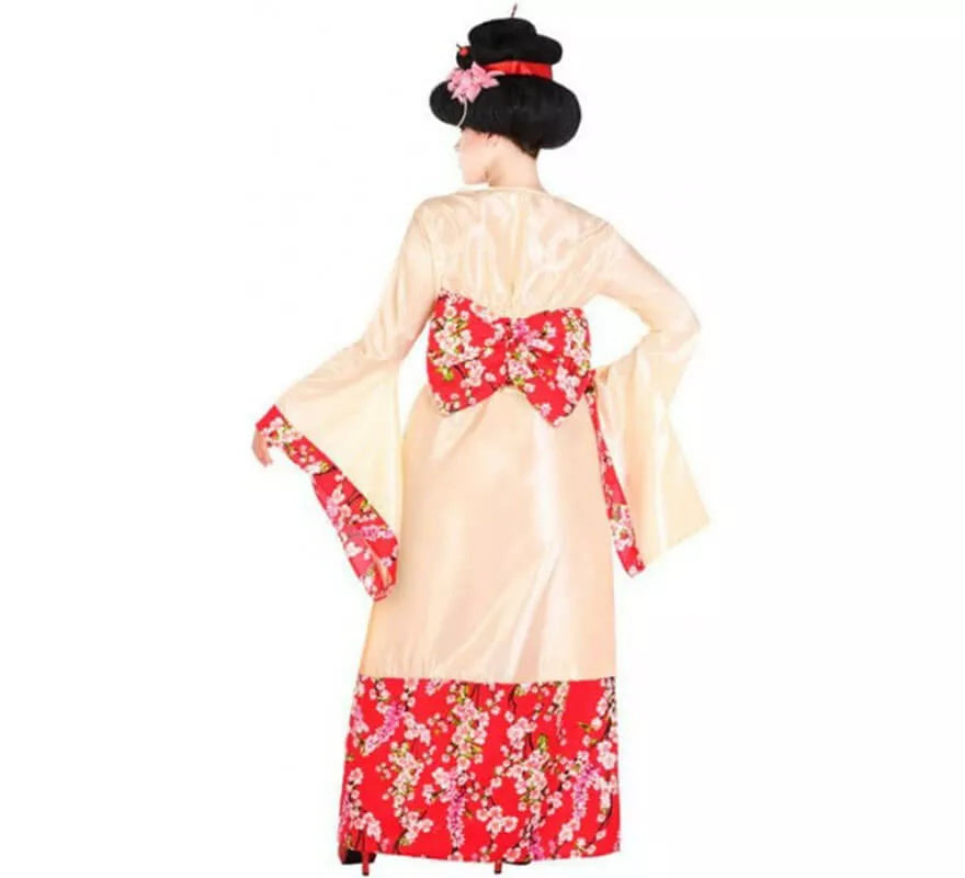 Translation missing: fr.Disfraz de Geisha con Flores para mujer