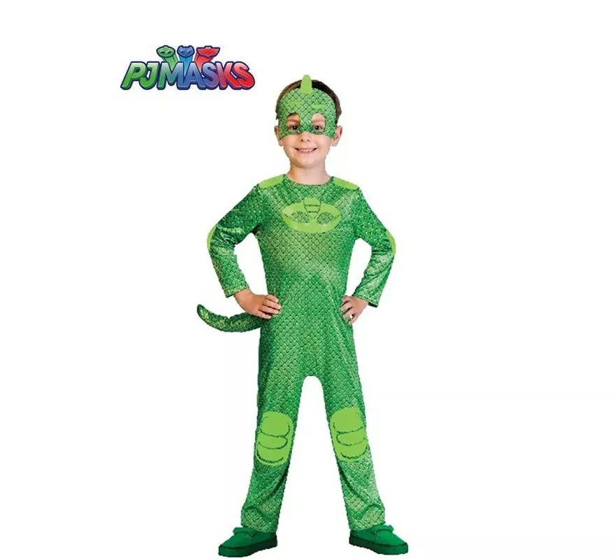Disfraz de Gekko Verde de Pj Masks para niño