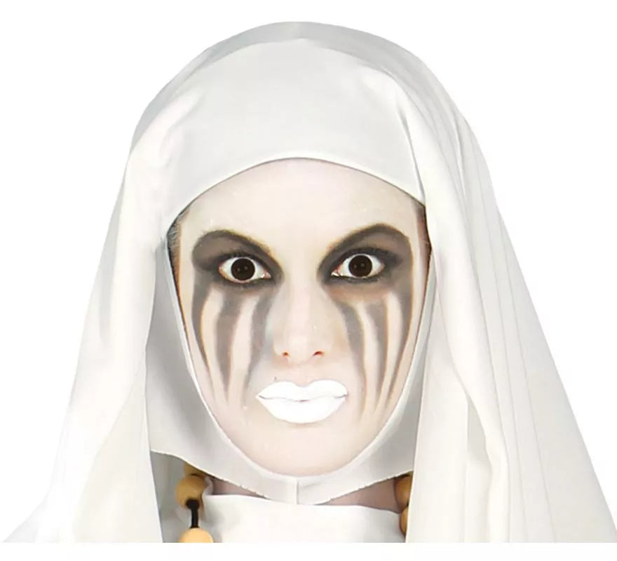 Translation missing: fr.Disfraz de Ghost Monja blanca para mujer en Halloween