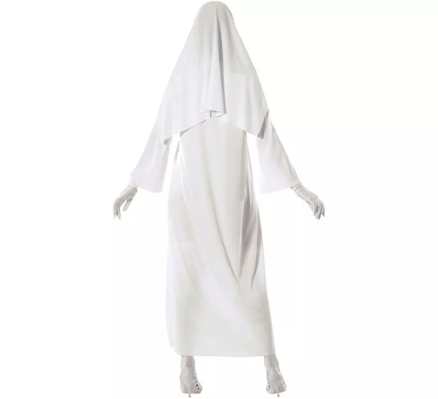 Translation missing: fr.Disfraz de Ghost Monja blanca para mujer en Halloween