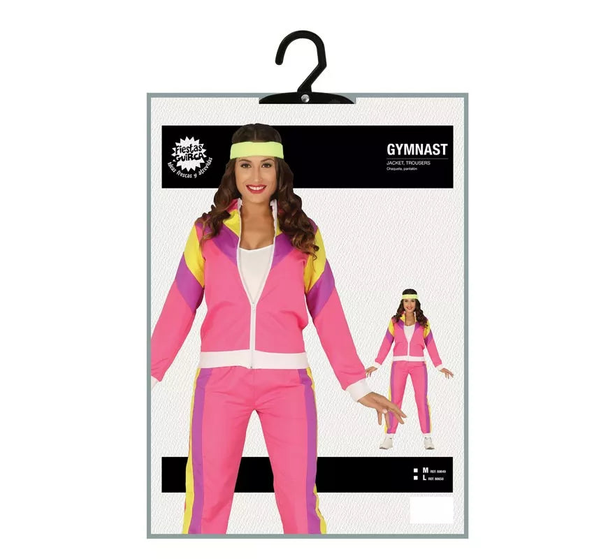 Translation missing: es.Disfraz de Gimnasta Años 80 para mujer