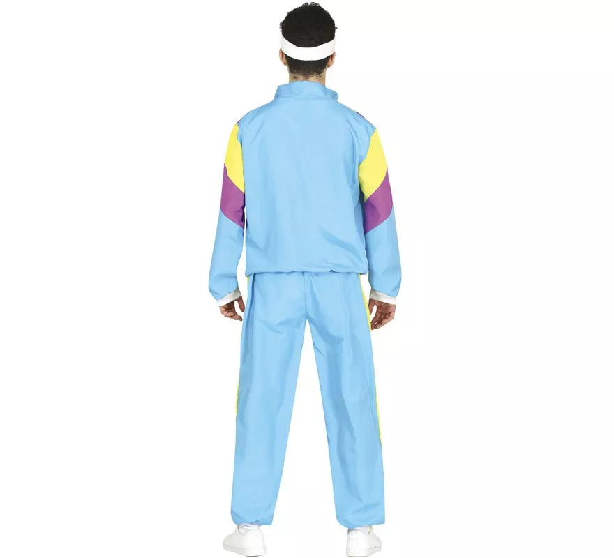 Translation missing: es.Disfraz de Gimnasta Chándal Azul para adolescente