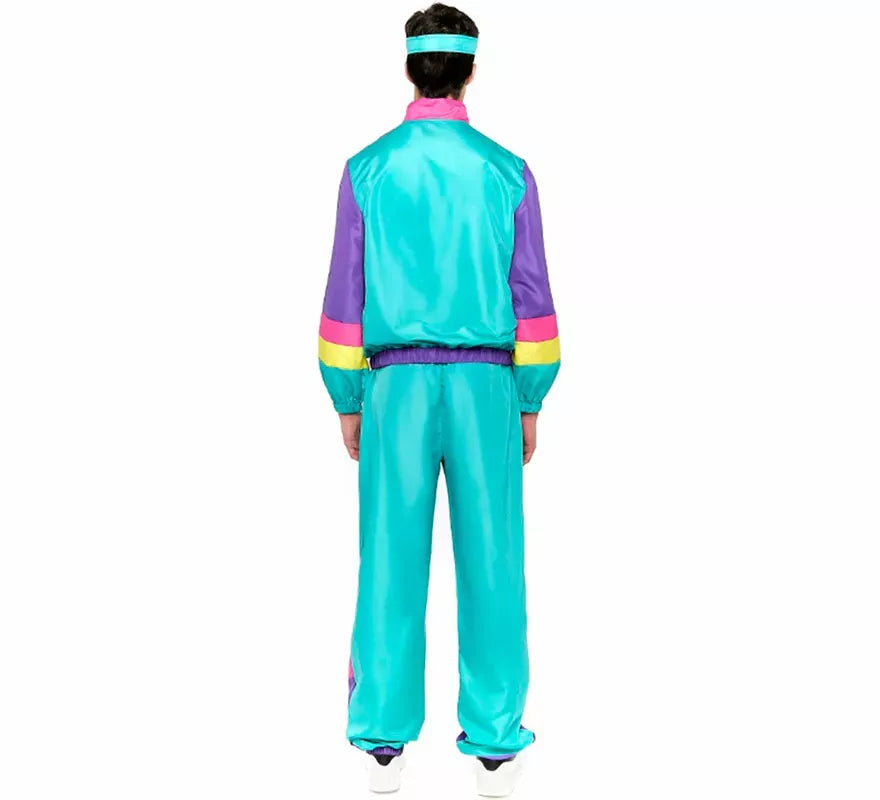 Disfraz de Gimnasta Chándal Retro para mujer