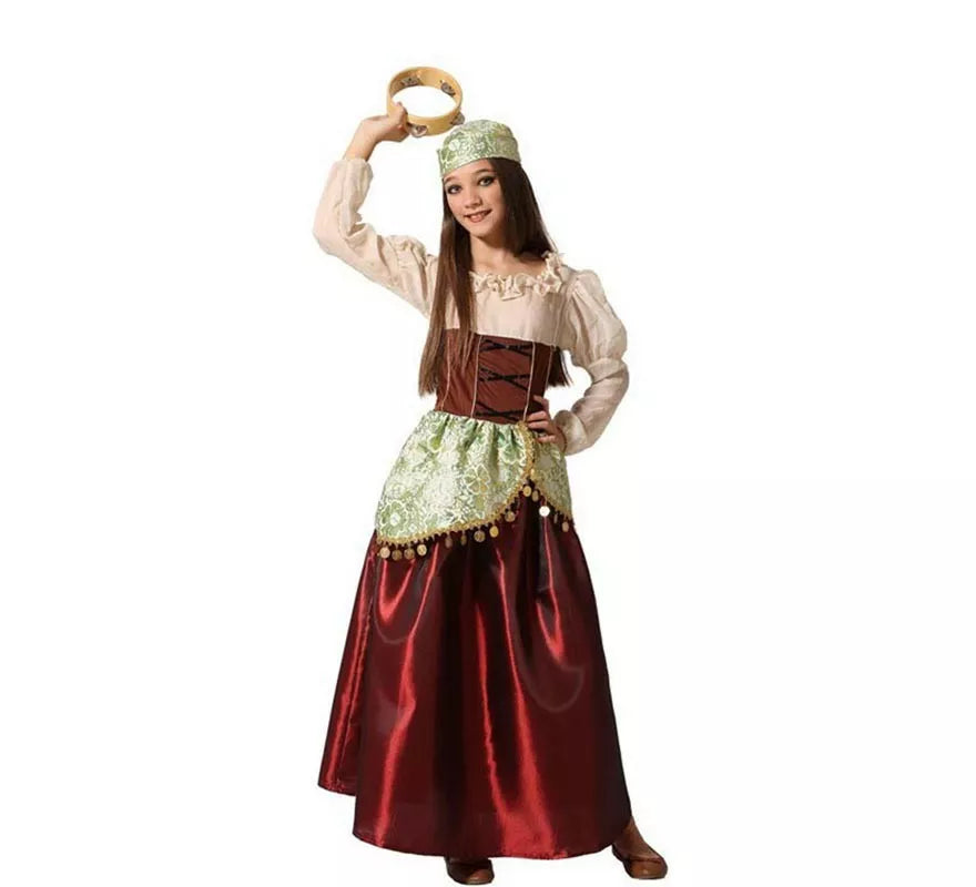 Translation missing: fr.Disfraz de Gitana con Pañuelo para niña