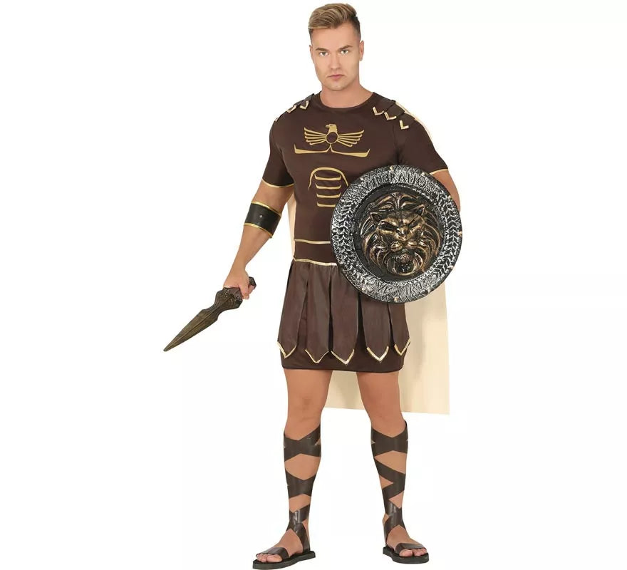 Translation missing: fr.Disfraz de Gladius marrón para hombre