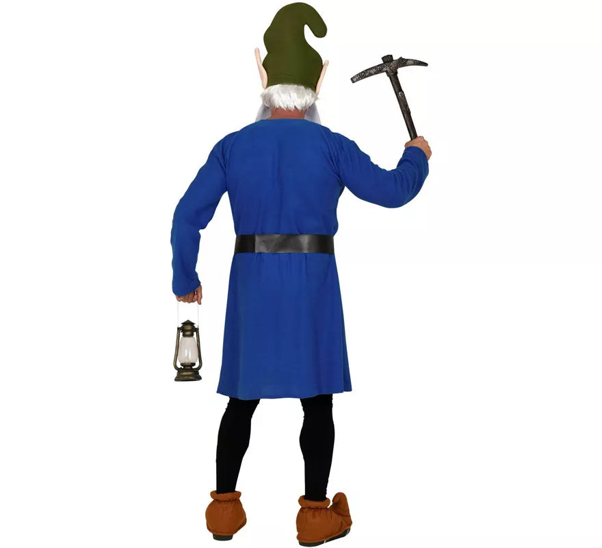Translation missing: fr.Disfraz de Gnomo Azul Trabajador para hombre