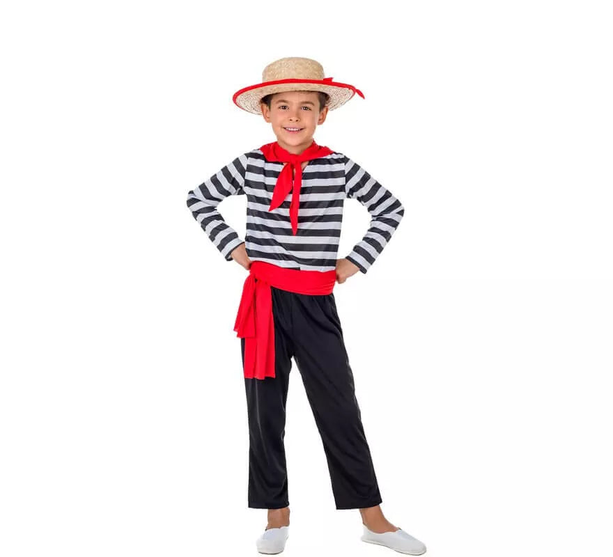 Translation missing: fr.Disfraz de Gondolero con Sombrero para niño
