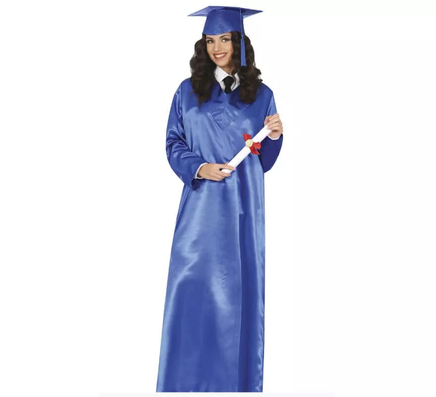 Disfraz de Graduado azul adulto