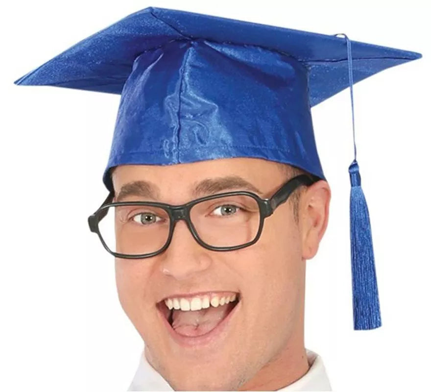 Disfraz de Graduado azul adulto