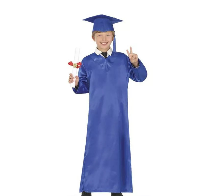 Translation missing: fr.Disfraz de Graduado azul para niños