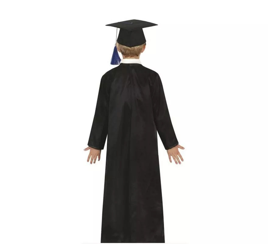 Translation missing: fr.Disfraz de Graduado azul y negro para niños y adolescentes