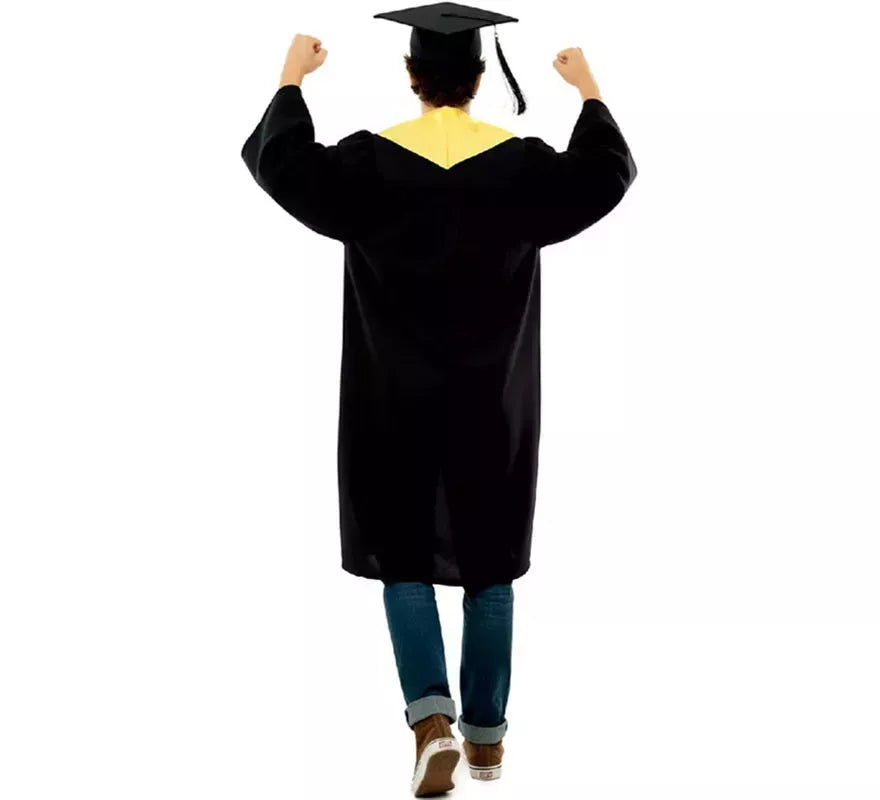 Translation missing: fr.Disfraz de Graduado dorado para adultos