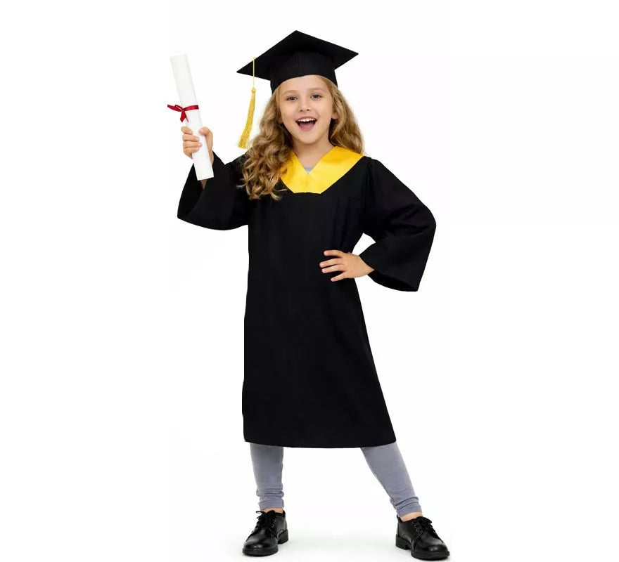 Translation missing: fr.Disfraz de Graduado dorado para niños