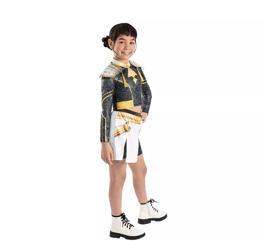 Translation missing: fr.Disfraz de Guerrera K-Pop Zoey Golden para niña