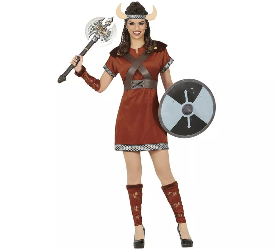 Translation missing: es.Disfraz de Guerrera Nórdica Vikinga para mujer