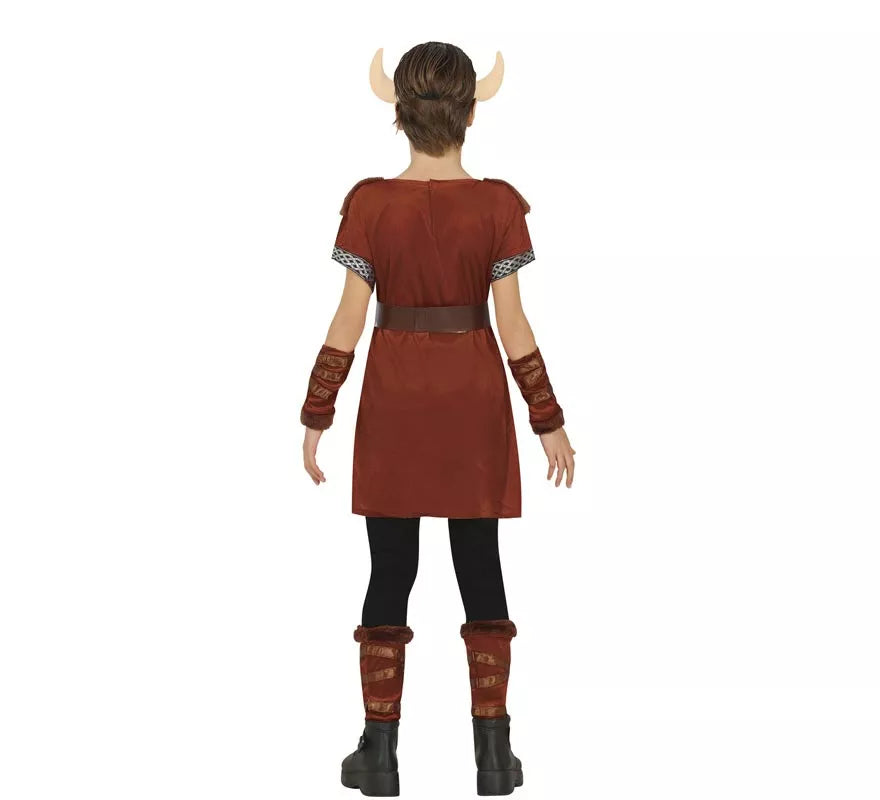 Translation missing: fr.Disfraz de Guerrera Nórdica Vikinga para niña