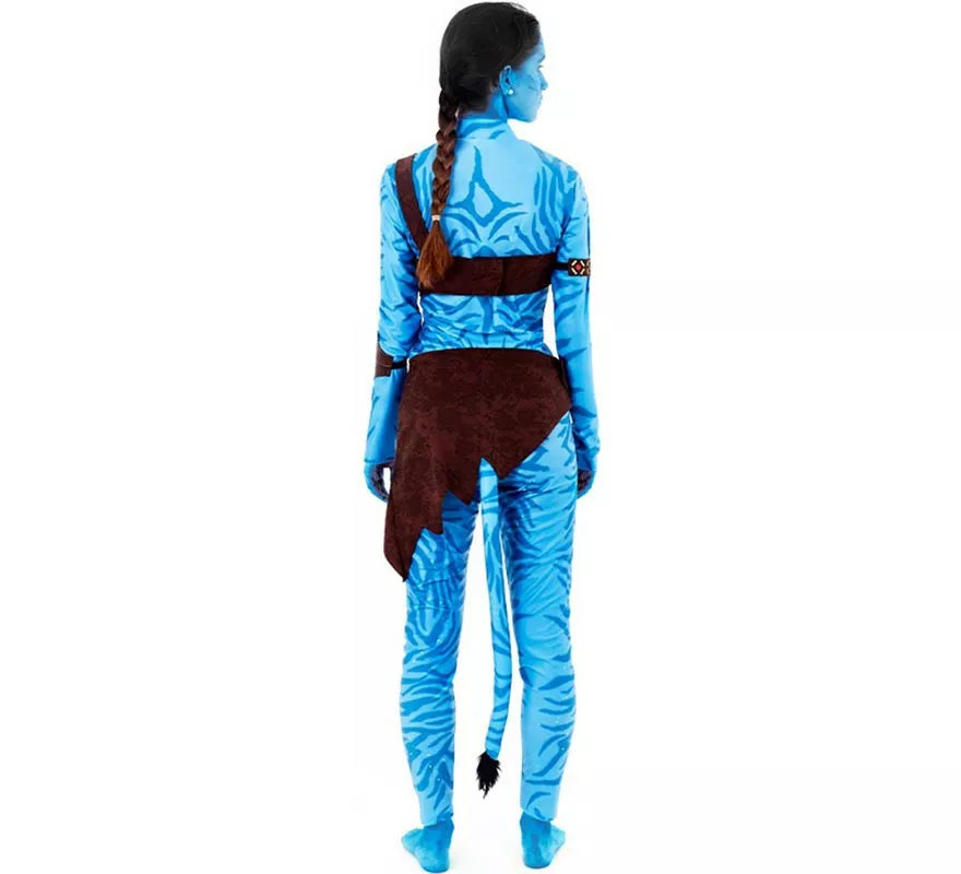 Translation missing: fr.Disfraz de Guerrera Tribal azul para mujer