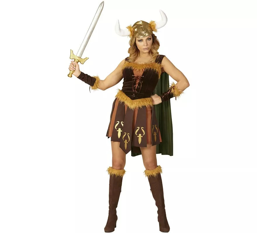 Translation missing: fr.Disfraz de Guerrera Vikinga para mujer