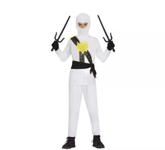 Déguisement de guerrier ninja blanc enfant