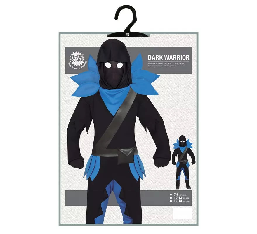 Disfraz de Guerrero Ninja Oscuro para niños y adolescentes