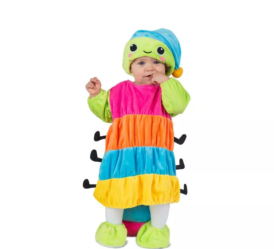 Translation missing: fr.Disfraz de Gusanito con gorro luminoso para bebé y niños