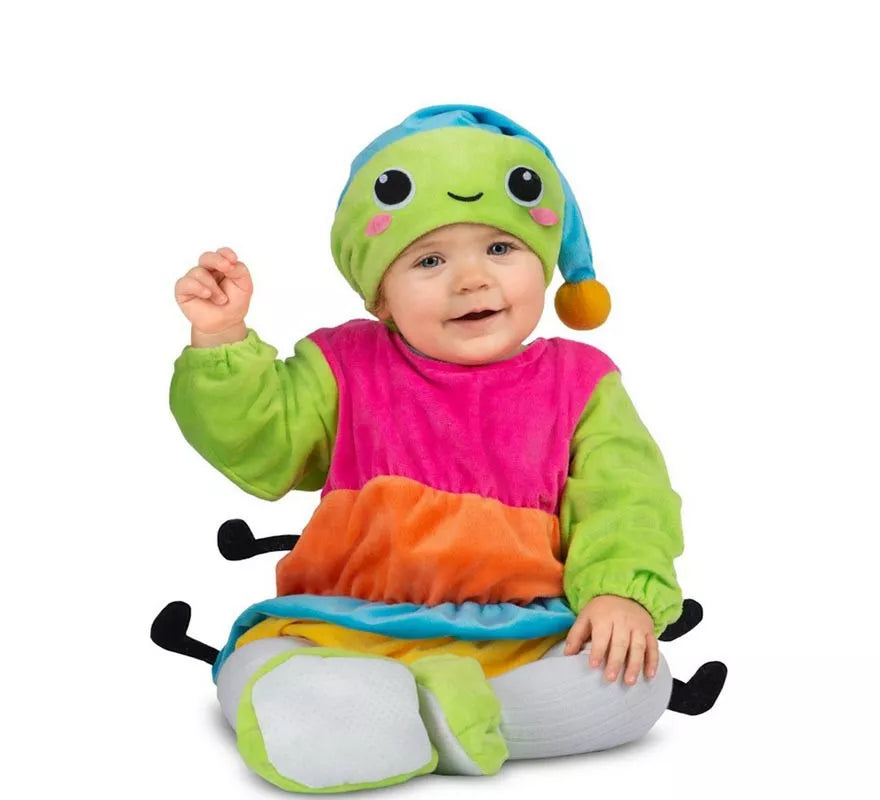 Translation missing: fr.Disfraz de Gusanito con gorro luminoso para bebé y niños