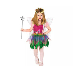 Déguisement de fée arc-en-ciel avec des ailes pour fille