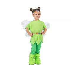 Costume de Fée Florale avec Ailes et Coiffe pour Fille