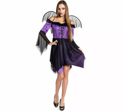 Costume de fée gothique violet pour femme