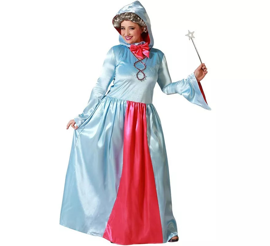 Translation missing: fr.Disfraz de Hada Madrina azul para mujer