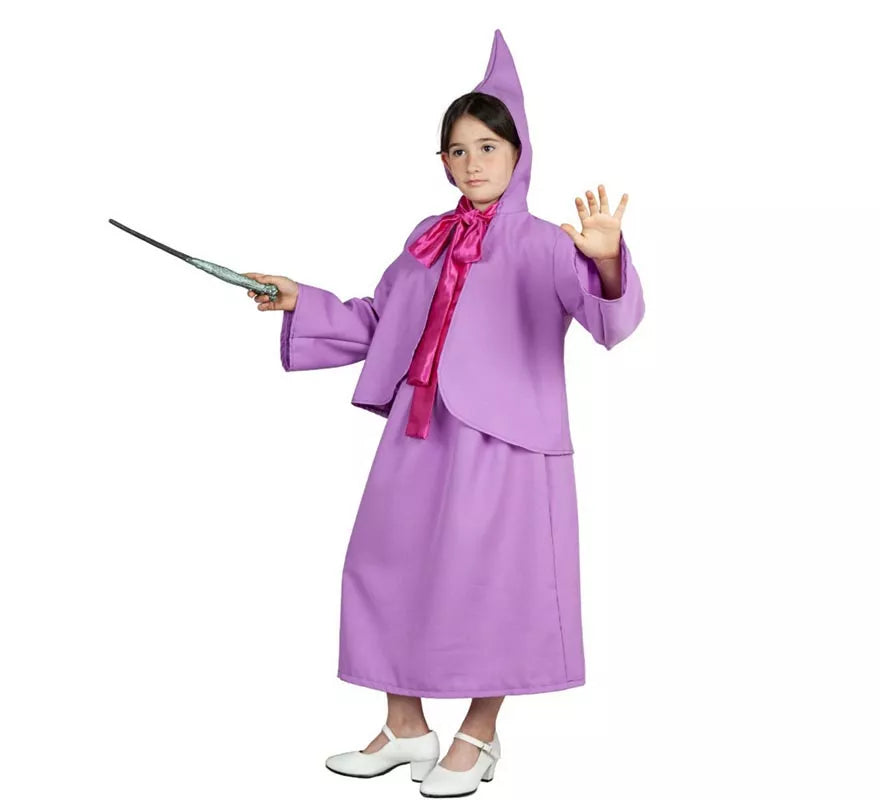 Translation missing: fr.Disfraz de Hada Madrina lila de Cenicienta para niña