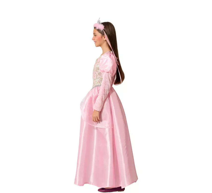 Translation missing: fr.Disfraz de Hada Madrina Rosa con Varita para niña