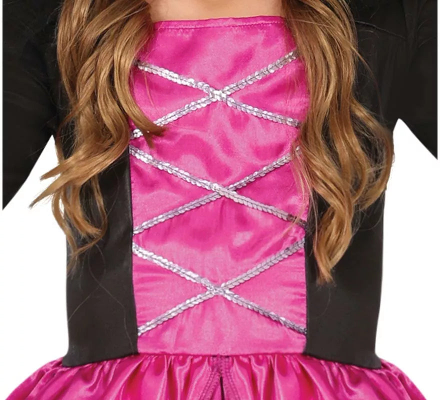 Disfraz de Hada Malvada púrpura para niña